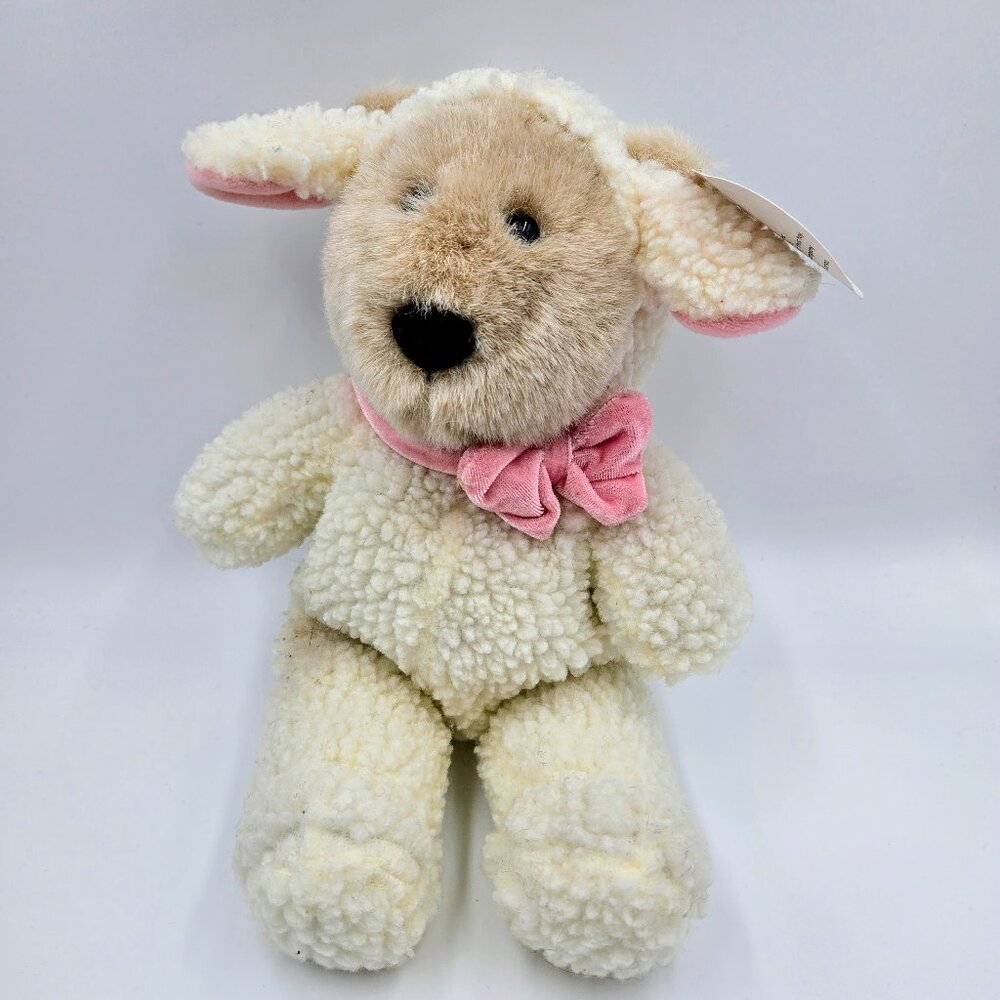 Starbucks Coffee Bearista Bear Collection 2000 Lamb Bear Plush Toy Vintage Read